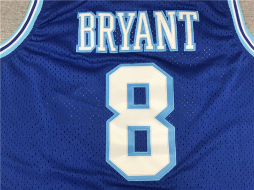 Kobe Bryant 8 Los Angeles Lakers Alternate 1996-97 Blue Jersey Kobe Bryant 8 Los Angeles Lakers Alternate 1996-97 Blue Jersey