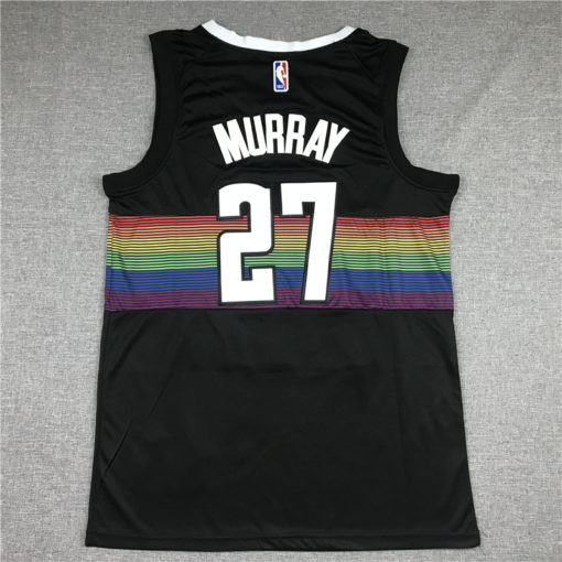 Jamal Murray 27 Denver Nuggets 2019-20 Black City Edition Jersey Jamal Murray 27 Denver Nuggets 2019-20 Black City Edition Jersey