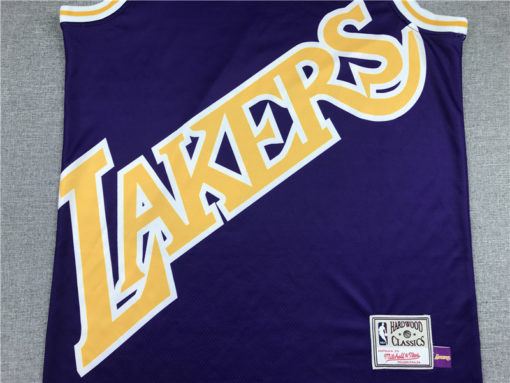Lebron James 23 Los Angeles Lakers M&N Purple Big Face Swingman Jersey Lebron James 23 Los Angeles Lakers M&N Purple Big Face Swingman Jersey