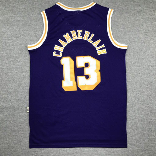 Wilt Chamberlain 13 Los Angeles Lakers Purple Swingman Jersey Wilt Chamberlain 13 Los Angeles Lakers Purple Swingman Jersey