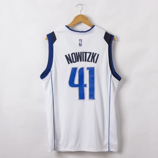 Dirk Nowitzki 41 Dallas Mavericks White Association Jersey Dirk Nowitzki 41 Dallas Mavericks White Association Jersey