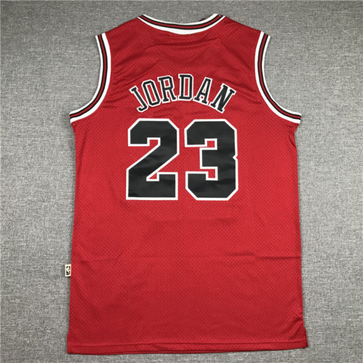 Michael Jordan 23 Bulls Red 1997-98 Finals Hardwood Classics Jersey Michael Jordan 23 Bulls Red 1997-98 Finals Hardwood Classics Jersey
