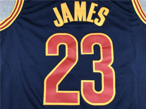 LeBron James 23 Cleveland Cavaliers Navy Swingman Jersey LeBron James 23 Cleveland Cavaliers Navy Swingman Jersey