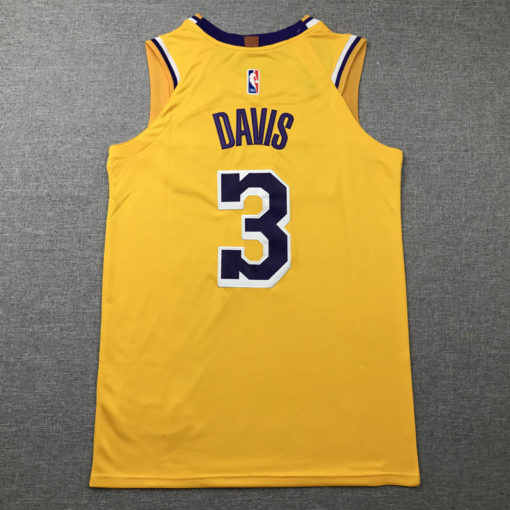 Anthony Davis 3 Los Angeles Lakers 2020 Gold Icon Swingman Jersey Anthony Davis 3 Los Angeles Lakers 2020 Gold Icon Swingman Jersey