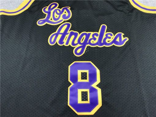 Kobe Bryant 8 Los Angeles Lakers M&N 1996-97 Black Jersey Kobe Bryant 8 Los Angeles Lakers M&N 1996-97 Black Jersey