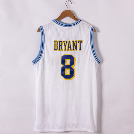Kobe Bryant 8 Los Angeles Lakers 1996-97 Jersey White Kobe Bryant 8 Los Angeles Lakers 1996-97 Jersey White