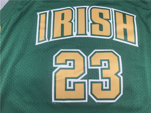 Lebron James 23 St Vincent St Mary Irish High School Green Swingman Jersey Lebron James 23 St Vincent St Mary Irish High School Green Swingman Jersey