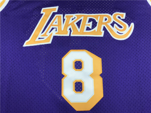 Kobe Bryant 8 Los Angeles Lakers 96-97 Purple Jersey Kobe Bryant 8 Los Angeles Lakers 96-97 Purple Jersey