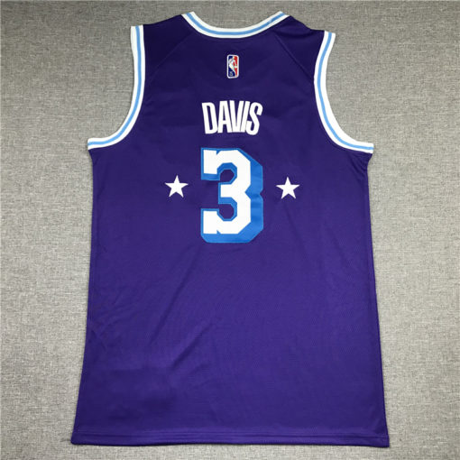 Anthony Davis 3 Los Angeles Lakers 2021-22 City Edition Purple Swingman Jersey Anthony Davis 3 Los Angeles Lakers 2021-22 City Edition Purple Swingman Jersey