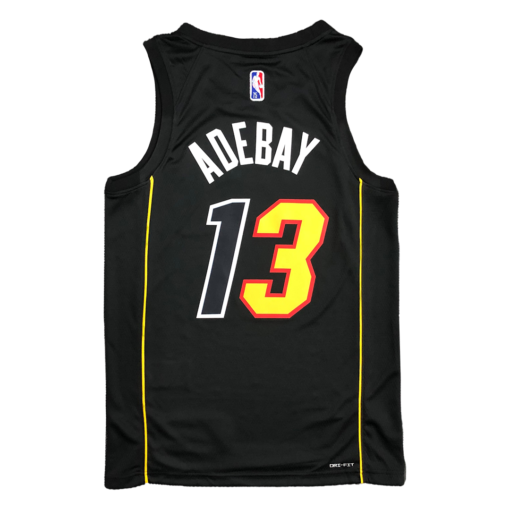 Bam Adebayo #13 Miami Heat Jersey Swingman 2021-22 Black-City Edition Bam Adebayo #13 Miami Heat Jersey Swingman 2021-22 Black-City Edition