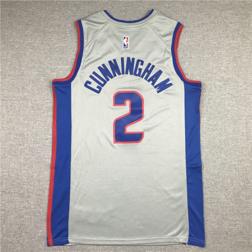 Cade Cunningham 2 Detroit Pistons 2021 Swingman Gray Jersey Cade Cunningham 2 Detroit Pistons 2021 Swingman Gray Jersey