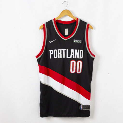 Carmelo Anthony 00 Portland Trail Blazers 2020 Black Icon Swingman Jersey