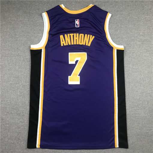 Carmelo Anthony 7 Los Angeles Lakers Purple 2021 Jordan Statement Edition Jersey Carmelo Anthony 7 Los Angeles Lakers Purple 2021 Jordan Statement Edition Jersey