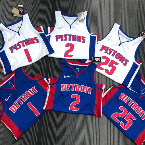 Allen Iverson #1 Detroit Pistons Jersey Swingman 2021-22 White-Icon Allen Iverson #1 Detroit Pistons Jersey Swingman 2021-22 White-Icon