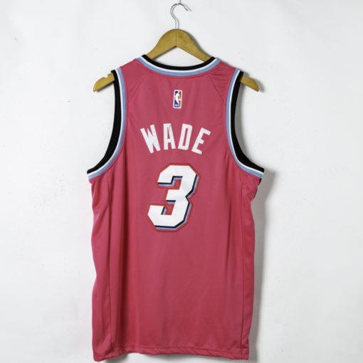 Dwyane Wade #3 Miami Heat Pink 19-20 City Edition Swingman Jersey Dwyane Wade #3 Miami Heat Pink 19-20 City Edition Swingman Jersey
