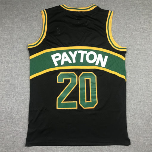 Gary Payton 20 Seattle SuperSonics 95-96 Black Hardwood Classic Swingman Jersey Gary Payton 20 Seattle SuperSonics 95-96 Black Hardwood Classic Swingman Jersey