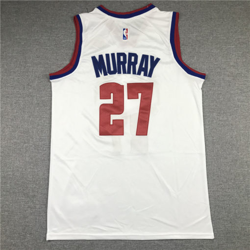 Jamal Murray 27 Denver Nuggets White 2020-21 Earned Edition Jersey Jamal Murray 27 Denver Nuggets White 2020-21 Earned Edition Jersey