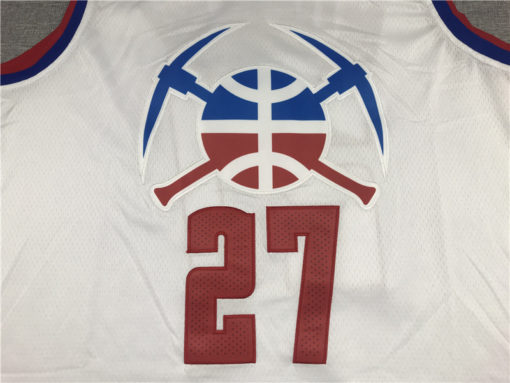 Jamal Murray 27 Denver Nuggets White 2020-21 Earned Edition Jersey Jamal Murray 27 Denver Nuggets White 2020-21 Earned Edition Jersey