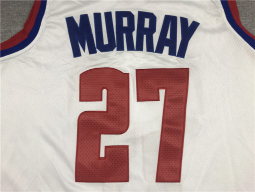 Jamal Murray 27 Denver Nuggets White 2020-21 Earned Edition Jersey Jamal Murray 27 Denver Nuggets White 2020-21 Earned Edition Jersey