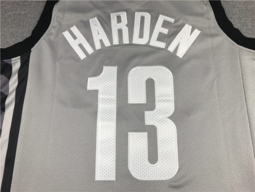James Harden 13 Brooklyn Nets 2021 Gray Statement Jersey James Harden 13 Brooklyn Nets 2021 Gray Statement Jersey