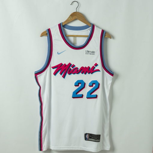 Jimmy Butler #22 Miami Heat Association White Swingman Jersey With 2023 NBA finals patch 