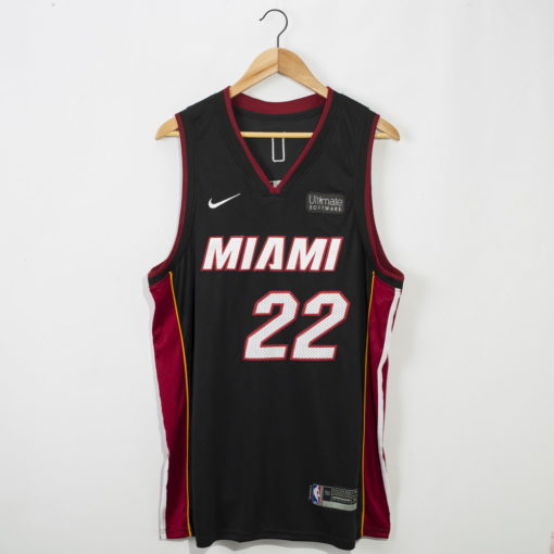 Jimmy Butler #22 Miami Heat Icon Black Swingman Jersey With 2023 NBA finals patch 