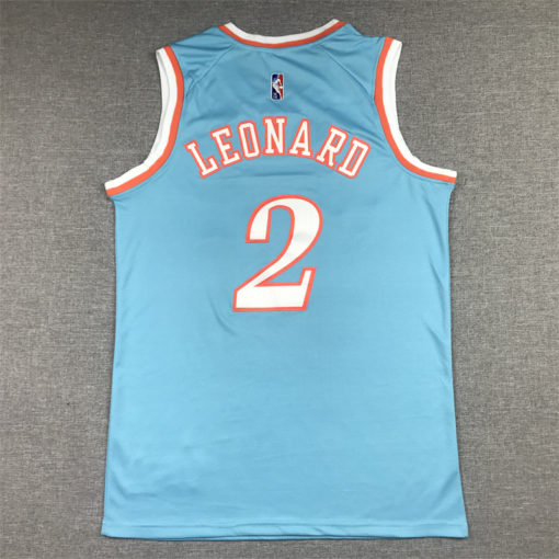 Kawhi Leonard 2 Los Angeles Clippers 2021-22 Blue City Edition Swingman Jersey Kawhi Leonard 2 Los Angeles Clippers 2021-22 Blue City Edition Swingman Jersey