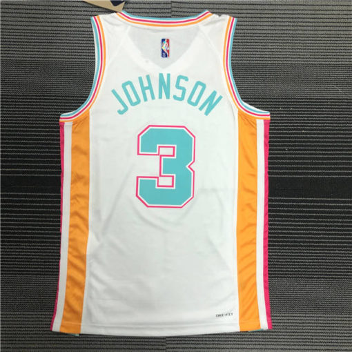 Keldon Johnson #3 San Antonio Spurs 2021-22 White City Edition Swingman Jersey Keldon Johnson #3 San Antonio Spurs 2021-22 White City Edition Swingman Jersey