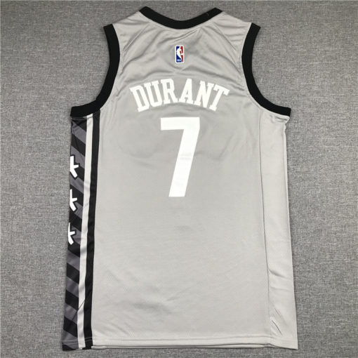Kevin Durant 7 Brooklyn Nets 2021 Gray Statement Jersey Kevin Durant 7 Brooklyn Nets 2021 Gray Statement Jersey
