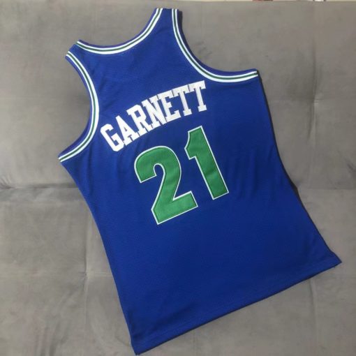Kevin Garnett 21 Minnesota Timberwolves 1997-98 Blue Jersey Kevin Garnett 21 Minnesota Timberwolves 1997-98 Blue Jersey