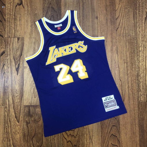 Kobe Bryant #24 Los Angeles Lakers 2007-08 M&Ness Purple Jersey Kobe Bryant #24 Los Angeles Lakers 2007-08 M&Ness Purple Jersey