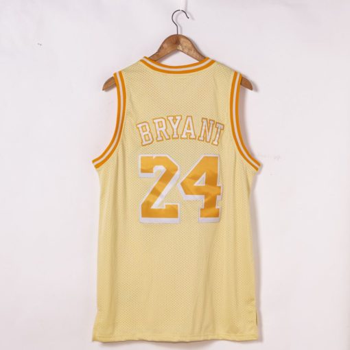 Kobe Bryant #24 Los Angeles Lakers 2021 Hardwood Classics Golden Edition Jersey Kobe Bryant #24 Los Angeles Lakers 2021 Hardwood Classics Golden Edition Jersey