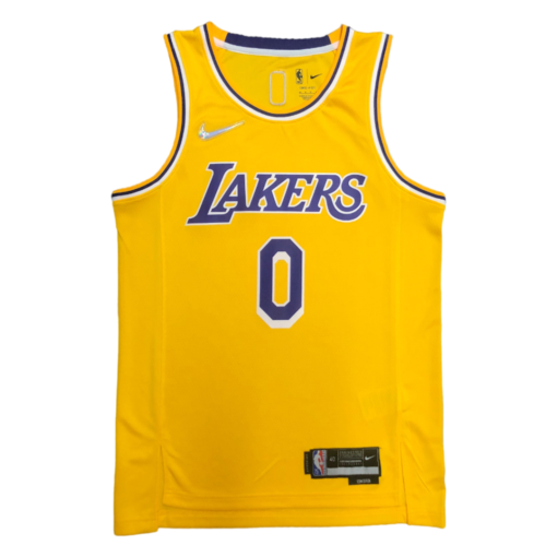 Kyle Kuzma #0 Los Angeles Lakers 2021-22 Gold Jersey Kyle Kuzma #0 Los Angeles Lakers 2021-22 Gold Jersey