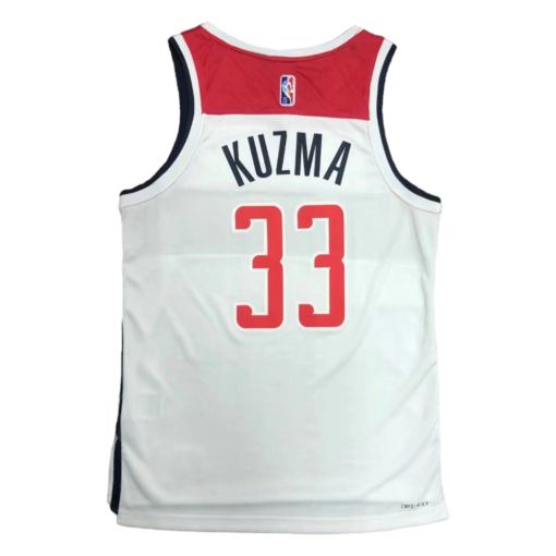 Kyle Kuzma #33 Washington Wizards Jersey Swingman 2021-22 White-Association Kyle Kuzma #33 Washington Wizards Jersey Swingman 2021-22 White-Association