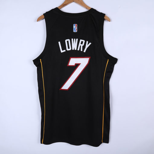 Kyle Lowry #7 Miami Heat Black 2021-22 Swingman Jersey-City Edition Kyle Lowry #7 Miami Heat Black 2021-22 Swingman Jersey-City Edition
