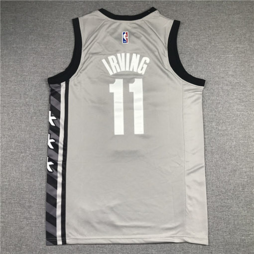 Kyrie Irving 11 Brooklyn Nets 2021 Gray Statement Jersey Kyrie Irving 11 Brooklyn Nets 2021 Gray Statement Jersey
