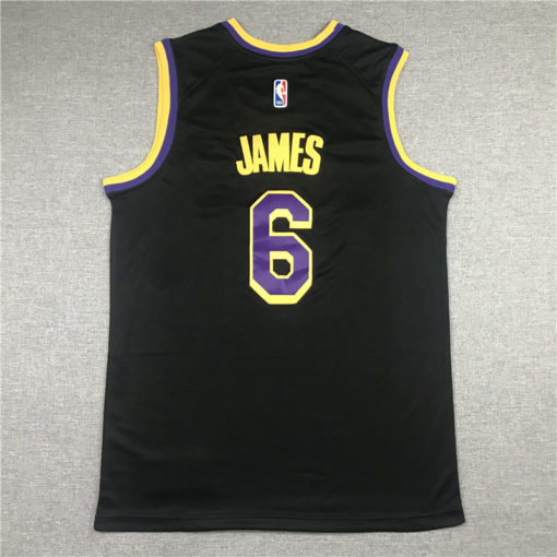 LeBron James 6 Los Angeles Lakers 2021 Black Earned Edition Jersey LeBron James 6 Los Angeles Lakers 2021 Black Earned Edition Jersey