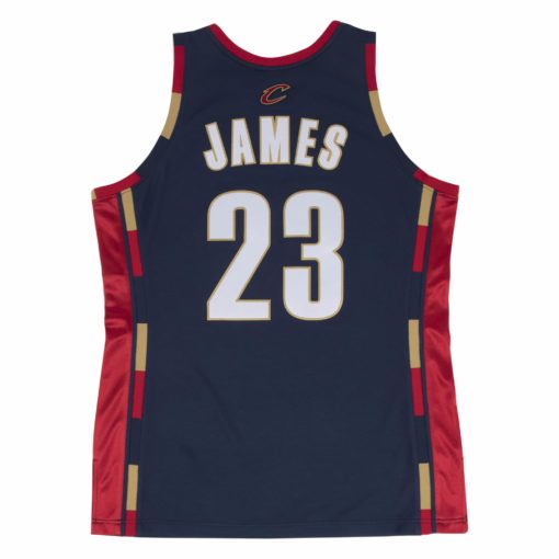 LeBron James #23 Cleveland Cavaliers 2008-09 Mitchell &Ness Navy Jersey LeBron James #23 Cleveland Cavaliers 2008-09 Mitchell &Ness Navy Jersey