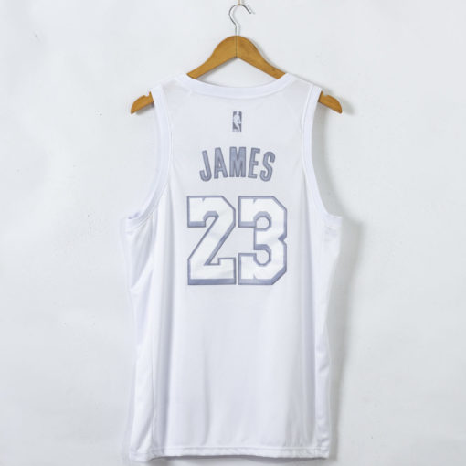 LeBron James #23 Los Angeles Lakers MVP White Jersey LeBron James #23 Los Angeles Lakers MVP White Jersey
