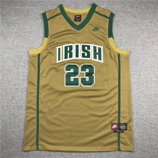 Lebron James 23 Fighting Irish High School Basketball Jersey