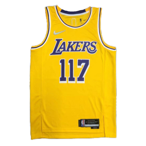 MASTER CHIEF #117 Los Angeles Lakers 2021-22 Gold Jersey MASTER CHIEF #117 Los Angeles Lakers 2021-22 Gold Jersey
