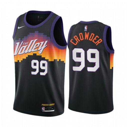 Jae Crowder 99 Phoenix Suns Black Swingman 2021 City Edition Jersey
