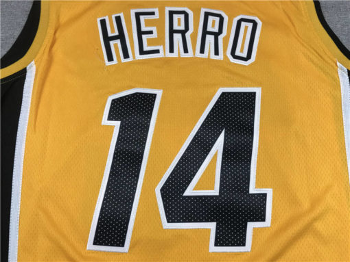 Tyler Herro 14 Miami Heat 2021 Earned Yellow Jersey Tyler Herro 14 Miami Heat 2021 Earned Yellow Jersey