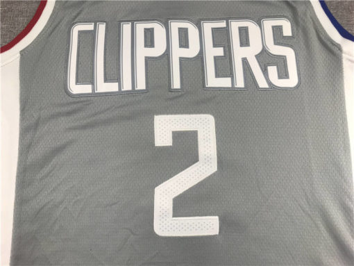 Kawhi Leonard 2 Los Angeles Clippers 2021 Earned Gray Jersey Kawhi Leonard 2 Los Angeles Clippers 2021 Earned Gray Jersey