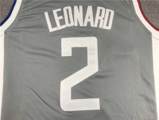 Kawhi Leonard 2 Los Angeles Clippers 2021 Earned Gray Jersey Kawhi Leonard 2 Los Angeles Clippers 2021 Earned Gray Jersey
