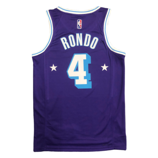 Rajon Rondo #4 Los Angeles Lakers Jersey Swingman 2021-22 Purple-City Edition Rajon Rondo #4 Los Angeles Lakers Jersey Swingman 2021-22 Purple-City Edition