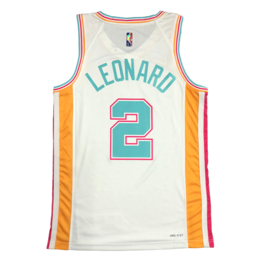 San Antonio Spurs Kawhi Leonard #2 Jersey Swingman 2021-22 White-City Edition San Antonio Spurs Kawhi Leonard #2 Jersey Swingman 2021-22 White-City Edition