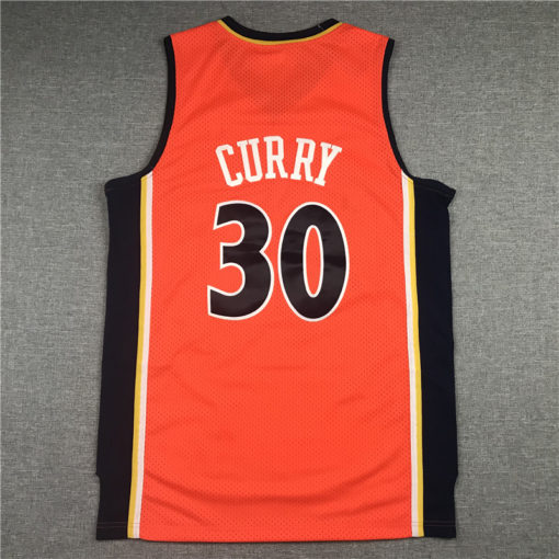 Stephen Curry 30 Golden State Warriors 2009-10 Orange Jersey Stephen Curry 30 Golden State Warriors 2009-10 Orange Jersey