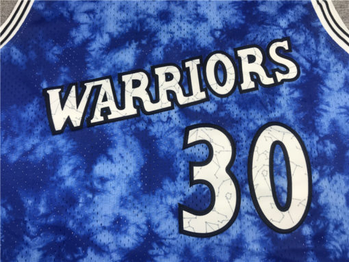 Stephen Curry 30 Golden State Warriors 1990-91 Galaxy Swingman Blue Jersey Stephen Curry 30 Golden State Warriors 1990-91 Galaxy Swingman Blue Jersey
