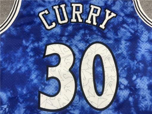 Stephen Curry 30 Golden State Warriors 1990-91 Galaxy Swingman Blue Jersey Stephen Curry 30 Golden State Warriors 1990-91 Galaxy Swingman Blue Jersey